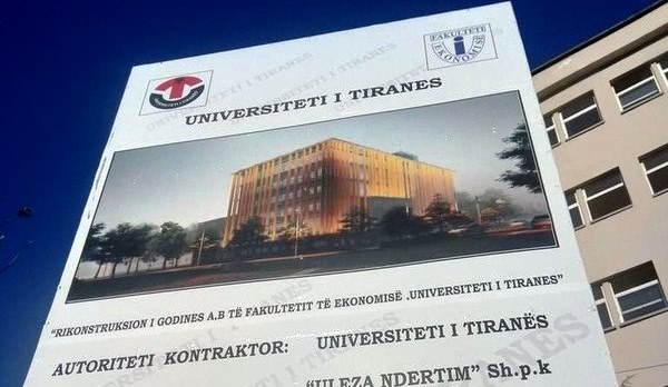 Projekti per Rikonstruksionin Godines A,B te Fakultetit te Ekonomise, Universiteti i Tiranes